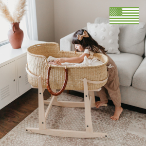 Addy & Sage Rocking Stand for Ghanaian Moses Baskets